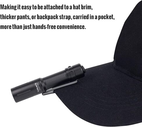 ThruNite EDC Flashlight Archer Mini، 405 Lumens Tail Switch LED Flashlight، USB C قابلة للشحن قلم جيب صغير للتخييم، في الهواء الطلق، والطوارئ - أبيض بارد in Kuwait