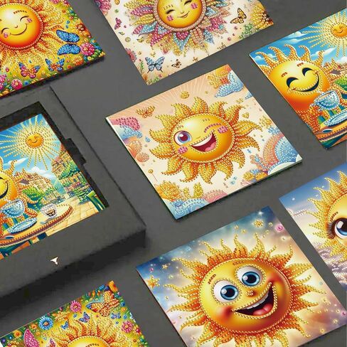 JISHSHAY 6 PCS Diamond Art Greeting Cards Diamond Painting Greeting Cards Diamond Painting Birthday Cards Diamond Art Birthday Cards Diamond Painting Thanksgiving Cards with Envelopes Hummingbird in Saudi Arabia