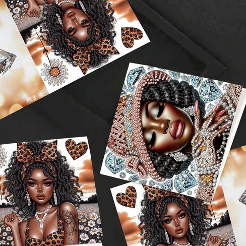 Jishshay 6 PCS Diamond Art Retaing Cards Diamond Painting Cards Mareing Cards Painting Birthday Cards Diamond Art Birthday Cards Diamond Paint in Kuwait