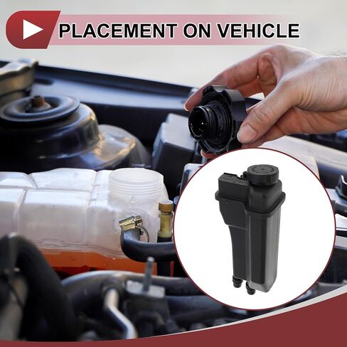 1 Set Engine Coolant Reservoir Water Expansion Tank for BMW 525i 530i 2001-2003 Coolant Radiator Reservoir Bottle with Cap No.17111436381 in Saudi Arabia
