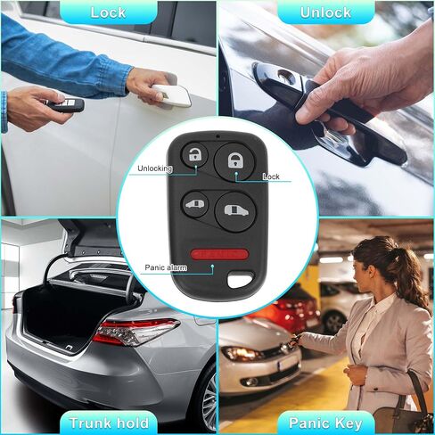 X AUTOHAUX 307MHz OUCG8D440HA دخول بدون مفتاح عن بعد الإشعال المستجيب مفتاح فوب لهوندا أوديسي 2003-2004 13 رقاقة 5 أزرار in Saudi Arabia