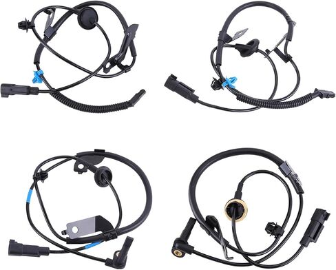 4 x Left&Right&Front&Rear ABS Wheel Speed Sensor Compatible for 2007-2017 OUTLANDER SPORT 4WD 5105064AA 5105065AA 4670A031 4670A032 in Saudi Arabia