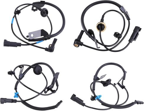 4 x Left&Right&Front&Rear ABS Wheel Speed Sensor Compatible for 2007-2017 OUTLANDER SPORT 4WD 5105064AA 5105065AA 4670A031 4670A032 in Saudi Arabia