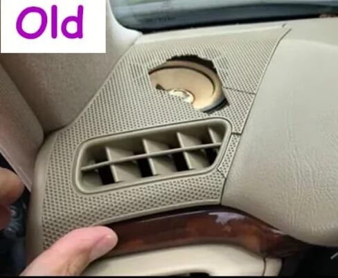 غطاء شبكة فتحة تهوية الهواء متوافق مع مرسيدس بنز E Class W210 E320 E430 E55 1995-2000 (الجانب الأيمن البيج) in Kuwait
