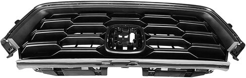 Front Upper Grille & Radiator & Fog Light Cover Kit Fits for 2023-2026 Honda CRV CR-V Honeycomb Style in Saudi Arabia