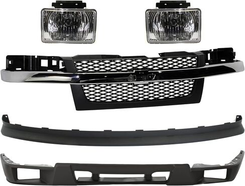 Garage-Pro Grille Assembly KIT Compatible with Chevrolet Colorado 2004-2012 Textured Gray in Saudi Arabia