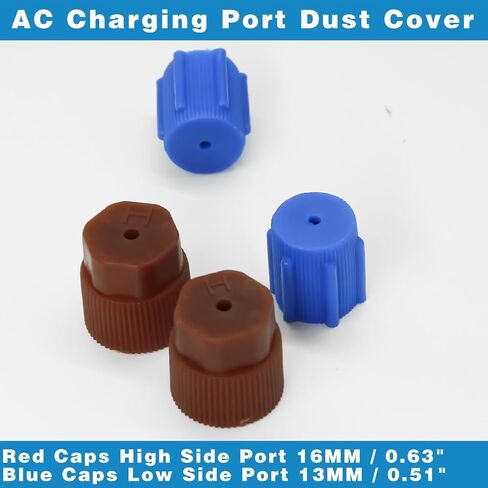 17 Pcs Air Conditioning Valve Core Kit, R12 To R134a Conversion Kit R134a Valve Core A/C Refrigeration System, AC Valve Kit AC Valve Core Removal Tool AC Service Port Seal Cap Valve Kit in Saudi Arabia
