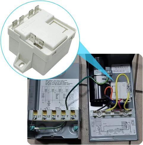 rva2alkl Control Box Well Pump Relay Fit for Franklin 5HP-15HP XL 230V Control Box, Pump Start Relay Replace Part Number 155031110 155031102 305213902 in Saudi Arabia