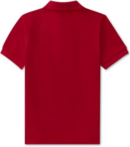 POLO RALPH LAUREN Boys Short Sleeve Mesh Polo Shirt Toddler/Little Kids Size 3T Red in Saudi Arabia