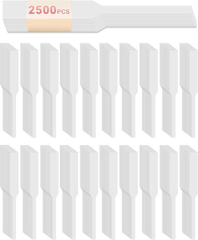 500 Pieces Perfume Tester Strips, Disposable Fragrance Test Strips, Pure White and Strong Absorbent, Fragrance Blotter Strips, Scent Strips, for Fragrances Essential Oils Spice in Saudi Arabia