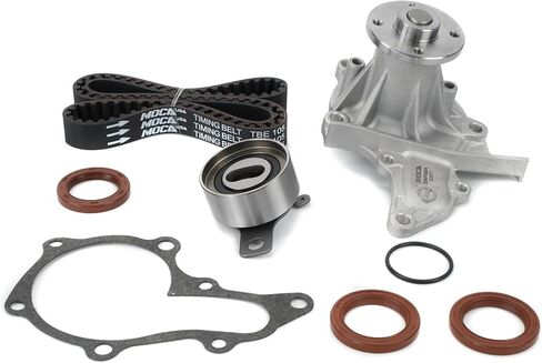 Timing Belt Kit with Water Pump Compatible with 1993-1997 for Geo Prizm, 1994-1997 for Toyota Celica 1.8L, 1993-1997 for Toyota Corolla 1.7L 1.8L in Saudi Arabia