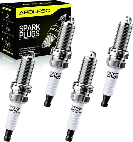 Iridium Spark Plugs 4 Pack 4469 LFR5AIX-11 Compatible with 2009-2019 toyota Highlander Camry RAV4 Sienna Venza Nissan Altima Sentra Kia Forte Optima Rondo Sorento Hyundai Santa Fe Tucson Jeep Cherokee in Saudi Arabia