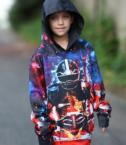 Ahegao Kid Hoodies Boys Sweatshirts for Girls 3D Prints Pullover 6-16 Years in Saudi Arabia