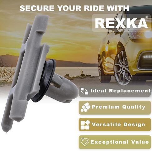 25 قطعة من مشابك تزيين السقف الخارجي من Rexka المتوافقة مع BMW 51137117240 E90 E91 F30 F31 F35 in Saudi Arabia
