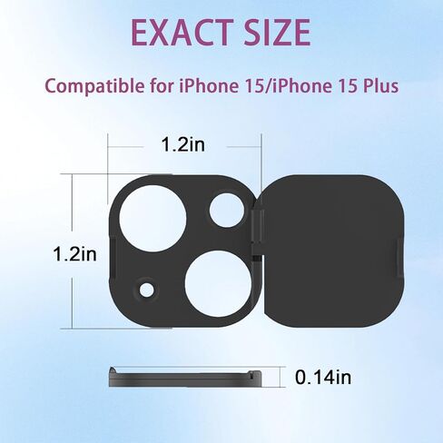 Phone Camera Lens Cover Compatible for iPhone 11,Camera Lens Protector to Protect Privacy and Security,Strong Adhesive,2 Pack in Kuwait
