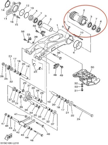 حامل محمل البليت يناسب Yamaha YFZ450 (2006-2018) in Saudi Arabia