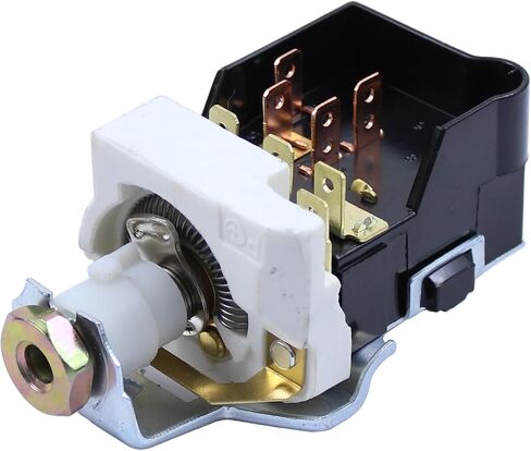 MOTOKU 8 Term Headlight Switch w/Knob Lever for Chevy for Pontiac for GMC for Cadillac for Buick 1965 1966 1967 1968 1969 1970 D1588 in Saudi Arabia