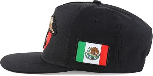 Trendy Apparel Shop Mexico Independence Eagle Embroidered Flat Bill Snapback Cap in Saudi Arabia