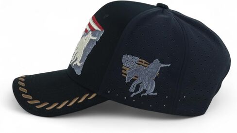 Trendy Apparel Shop Rodeo Horse Embroidered Mesh Back Baseball Cap in Saudi Arabia