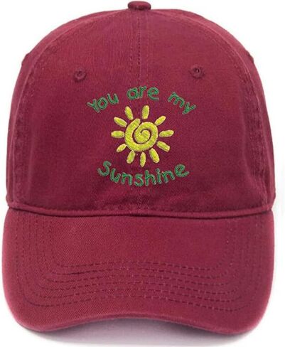 قبعة بيسبول للرجال قبعة You are My Sunshine مطرزة من القطن المغسول in Kuwait