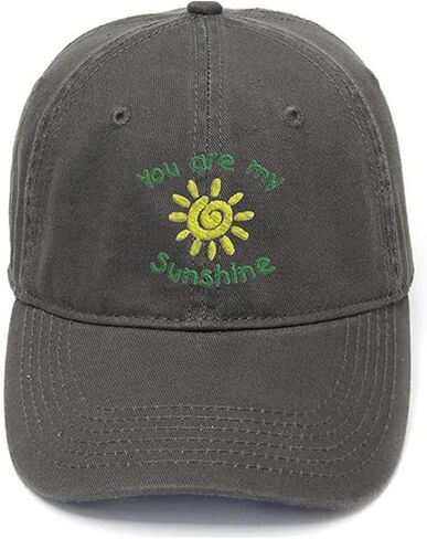 قبعة بيسبول للرجال قبعة You are My Sunshine مطرزة من القطن المغسول in Kuwait