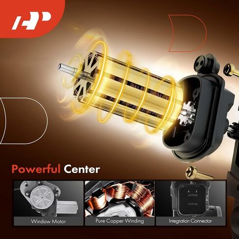 A-Premium Electric Power Window Regulator with Motor Compatible with Subaru Impreza 2008-2014 WRX WRX STI 2013-2014 Rear Left Driver Side in Saudi Arabia