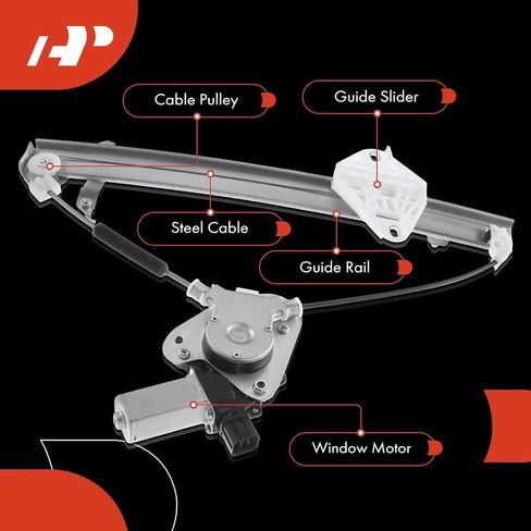 A-Premium Electric Power Window Regulator with Motor Compatible with Subaru Impreza 2008-2014 WRX WRX STI 2013-2014 Rear Left Driver Side in Saudi Arabia