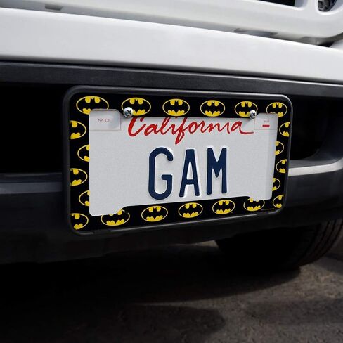 GRAPHICS & MORE Batman Classic Bat Shield Logo License Plate Tag Frame in Saudi Arabia