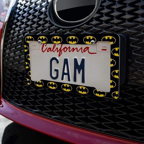 GRAPHICS & MORE Batman Classic Bat Shield Logo License Plate Tag Frame in Saudi Arabia