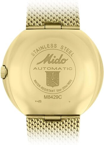 ساعة MIDO Commander 1959 - ساعة سويسرية أوتوماتيكية للرجال - مينا أصفر - هيكل 37 ملم - M842932813 in Saudi Arabia