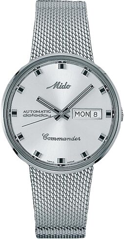 ساعة MIDO Commander 1959 - ساعة سويسرية أوتوماتيكية للرجال - مينا أصفر - هيكل 37 ملم - M842932813 in Saudi Arabia