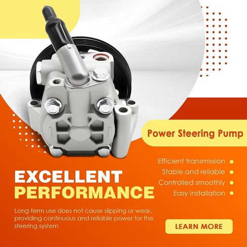 CT4Z3A696B Power Steering Pump with Pulley Compatible with 2011-2014 Edge V6 3.5L 3.7L 2011-2014 MKX V6 3.7L 21-4062 in Saudi Arabia