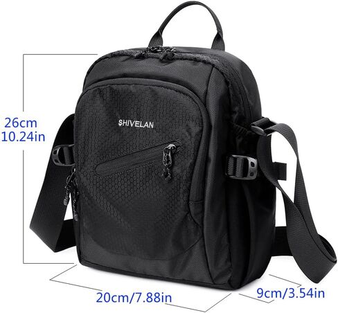 Nylon Crossbody Travel Bag for Women & Men Multi functional outdoor sports shoulder bag for travel、sports、hiking etc in Saudi Arabia