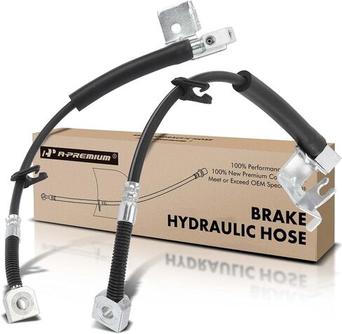 A-Premium Rear Side Brake Hydraulic Hose Compatible with Ford and Mercury Models - Explorer 2006-2011, Explorer Sport Trac 2007-2010, Mountaineer 2006-2010 - Replace# 6L2Z2282B(Pack of 2) in Saudi Arabia