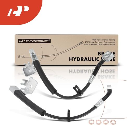 A-Premium Rear Side Brake Hydraulic Hose Compatible with Ford and Mercury Models - Explorer 2006-2011, Explorer Sport Trac 2007-2010, Mountaineer 2006-2010 - Replace# 6L2Z2282B(Pack of 2) in Saudi Arabia