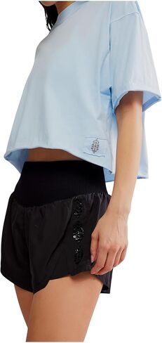 Free People Women's Carpe Diem Logo Shorts in Saudi Arabia