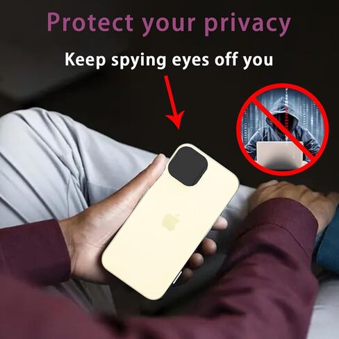 غطاء عدسة كاميرا الهاتف متوافق مع هاتف iPhone 12 Pro، واقي عدسة الكاميرا لحماية خصوصيتك وأمانك، لاصق قوي، عبوتان in Kuwait