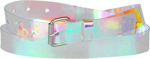 Allegra K Womens Clear Waist Belts for Dresses Transparent Belts Square Buckle in Saudi Arabia