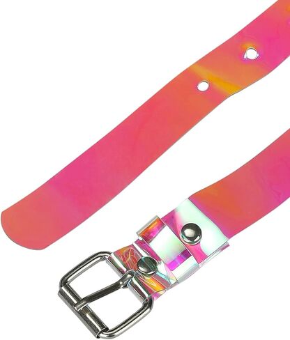 Allegra K Womens Clear Waist Belts for Dresses Transparent Belts Square Buckle in Saudi Arabia