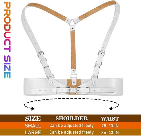 COSYDAYS Leather Harness Belts Black Plus Size Waist Harness for Woman in Saudi Arabia