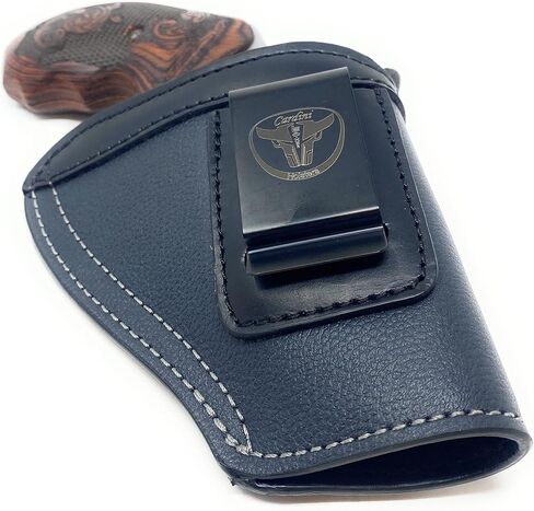 Cardini Leather Premium IWB Leather Holster for Concealed Carry | Fits Smith & Wesson K Frame and N Frame Revolvers, Model 60 | Rock Island M206 2" | Other 38 Special Revolvers in Kuwait