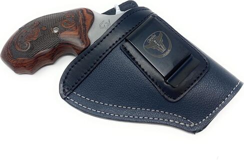 Cardini Leather Premium IWB Leather Holster for Concealed Carry | Fits Smith & Wesson K Frame and N Frame Revolvers, Model 60 | Rock Island M206 2" | Other 38 Special Revolvers in Kuwait