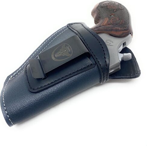 Cardini Leather Premium IWB Leather Holster for Concealed Carry | Fits Smith & Wesson K Frame and N Frame Revolvers, Model 60 | Rock Island M206 2" | Other 38 Special Revolvers in Kuwait