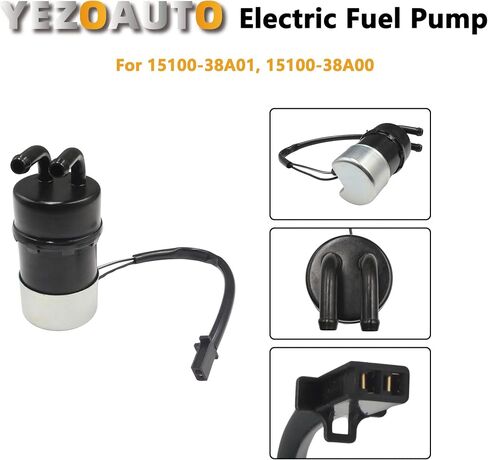 Fuel Pump(2 wire plug type) for Suzuki Intruder 1400 VS1400GL 1987-2004/700 VS700GL 1986-1987 / Boulevard S83 2005-2008 Replaces 15100-38A01 15100-38A00 in Saudi Arabia