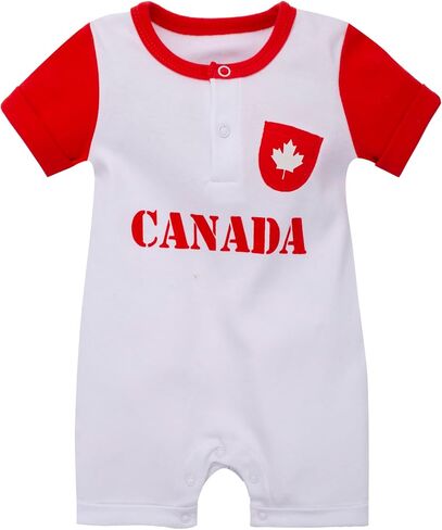 Cnins Sports Fan Baby Clothing Soccer Baby Rompers 0-24 Months Baby Soccer Outfit Infant Baby Clothes Shirt in Saudi Arabia