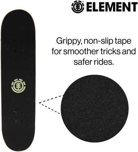 Element Popsicle Skateboard Blazin 31" Standard Skateboards with 5" Aluminum Trucks, 9 Layer NE Maple, Ideal for All Experience Levels in Saudi Arabia