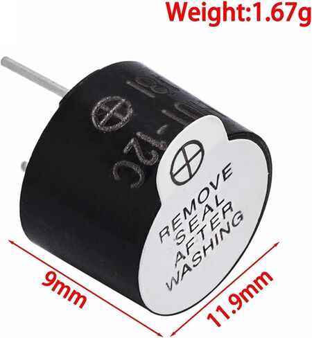 3v 5v 12v Active Buzzer Magnetic Long Continous Beep Tone Alarm Ringer 12mm MINI Active Piezo Buzzers(10pcs 5v) in Saudi Arabia