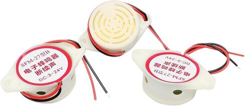 3015 Intermittent Beep High-Decibel DC 3-24V 12V Electronic Buzzer Beep Alarm 98DB Car Van SFM-27 Dimension 30 * 15MM in Saudi Arabia