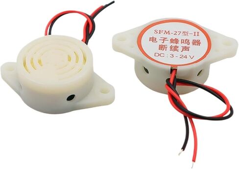 3015 Intermittent Beep High-Decibel DC 3-24V 12V Electronic Buzzer Beep Alarm 98DB Car Van SFM-27 Dimension 30 * 15MM in Saudi Arabia