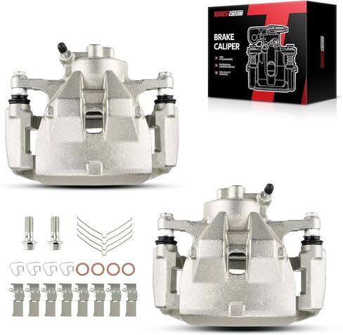Torchbeam Front Brake Calipers Set for Toyota 2007-2017 Camry, Front Left and Front Right Calipers Replace # 19B3128+19B3129 in Saudi Arabia